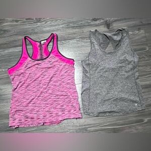 Lot of 2 exercise workout yoga tops. Size Large